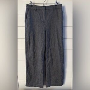 Boden Classic Wide Leg High Rise Trouser Pant Wool Blend Women’s Size 10R Lined